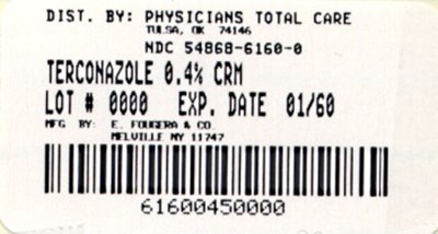 Terconazole Vaginal Cream 0.4% Tube And Applicator (NET WT 45 grams)